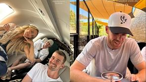 Connor McDavid’s wife Lauren links up with 3x Olympic medalist Mark McMorris to attend Leon Draisaitl’s much-awaited wedding