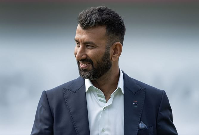 Cheteshwar Pujara rings the bell at Lord's to flag off Day 3 of ENG vs IND 2025 3rd Test [In Pictures]