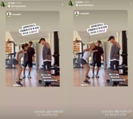 Stills from Lydia Ko's Instagram stories - Source- @lydsko on Instagram