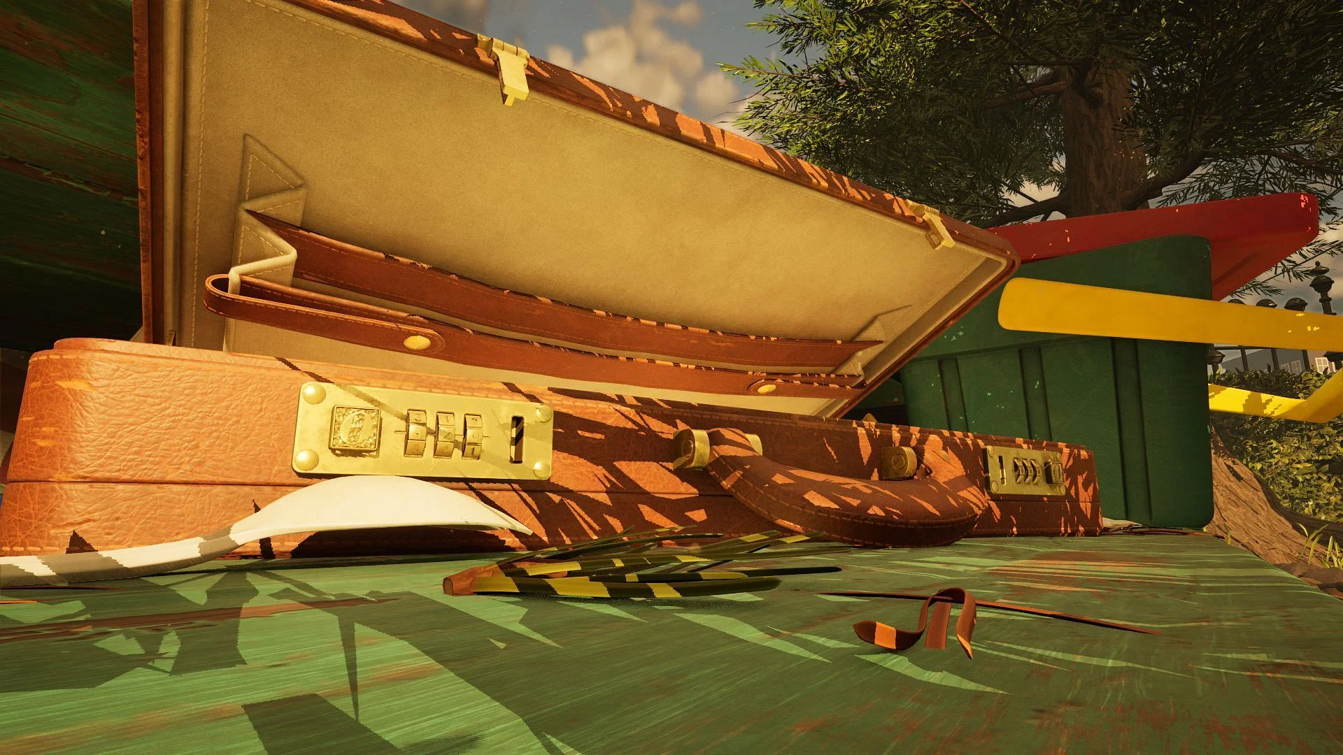 The briefcase contains some valuable items (Image via Obsidian Entertainment)