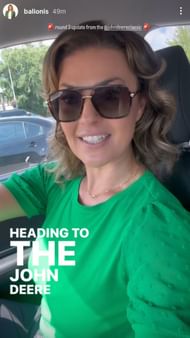 Still from Amanda Balionis' Instagram story - Source: @balionis on Instagram