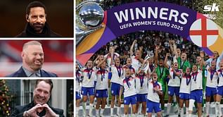 “What a team”, “Massive” - Rio Ferdinand, Wayne Rooney and David Seaman react to England women’s team winning back-to-back Euros