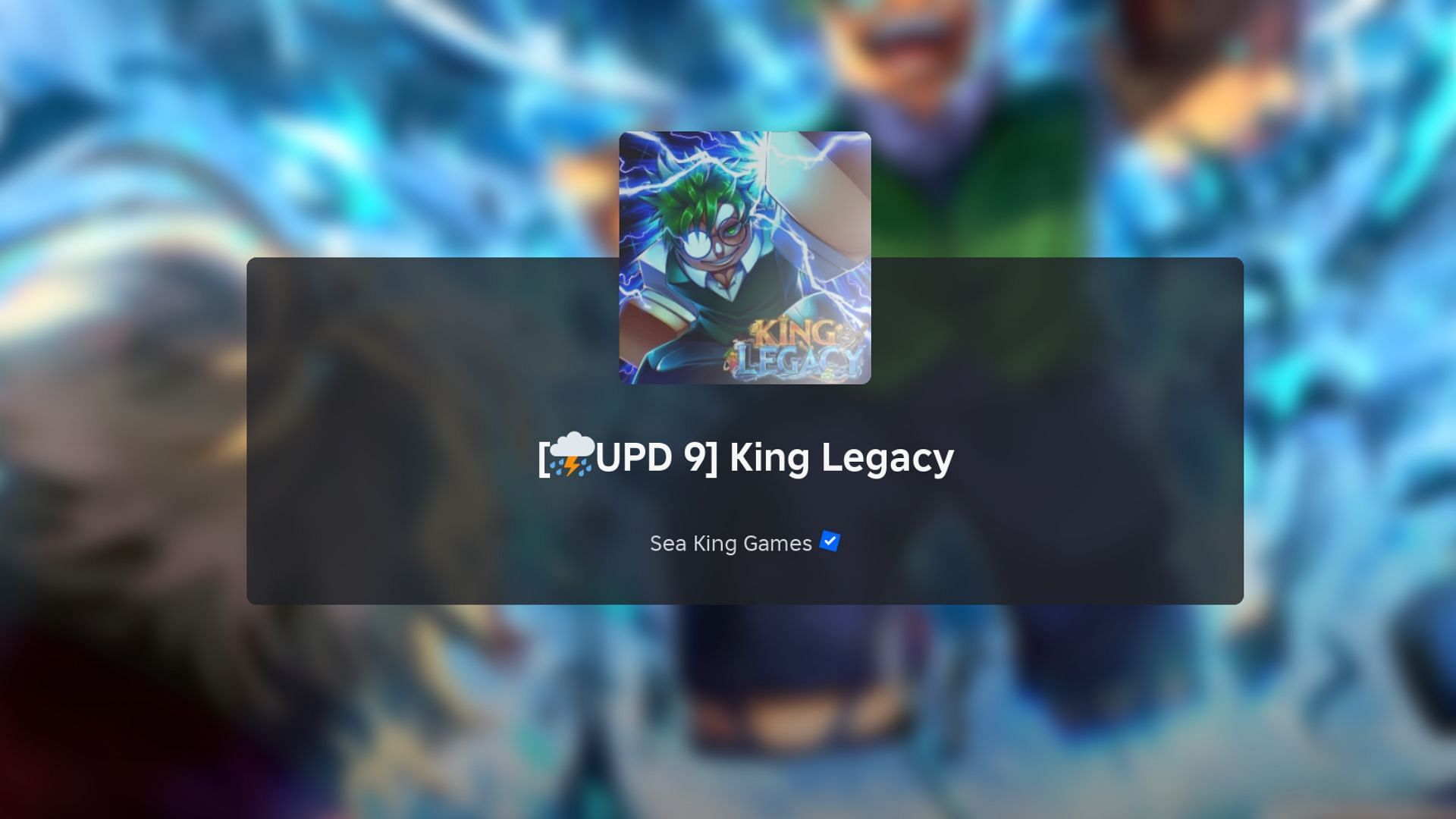 King Legacy loading screen
