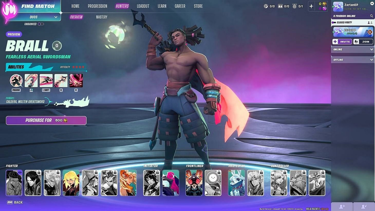 Brall is in the B tier (Image via Theorycraft Games)