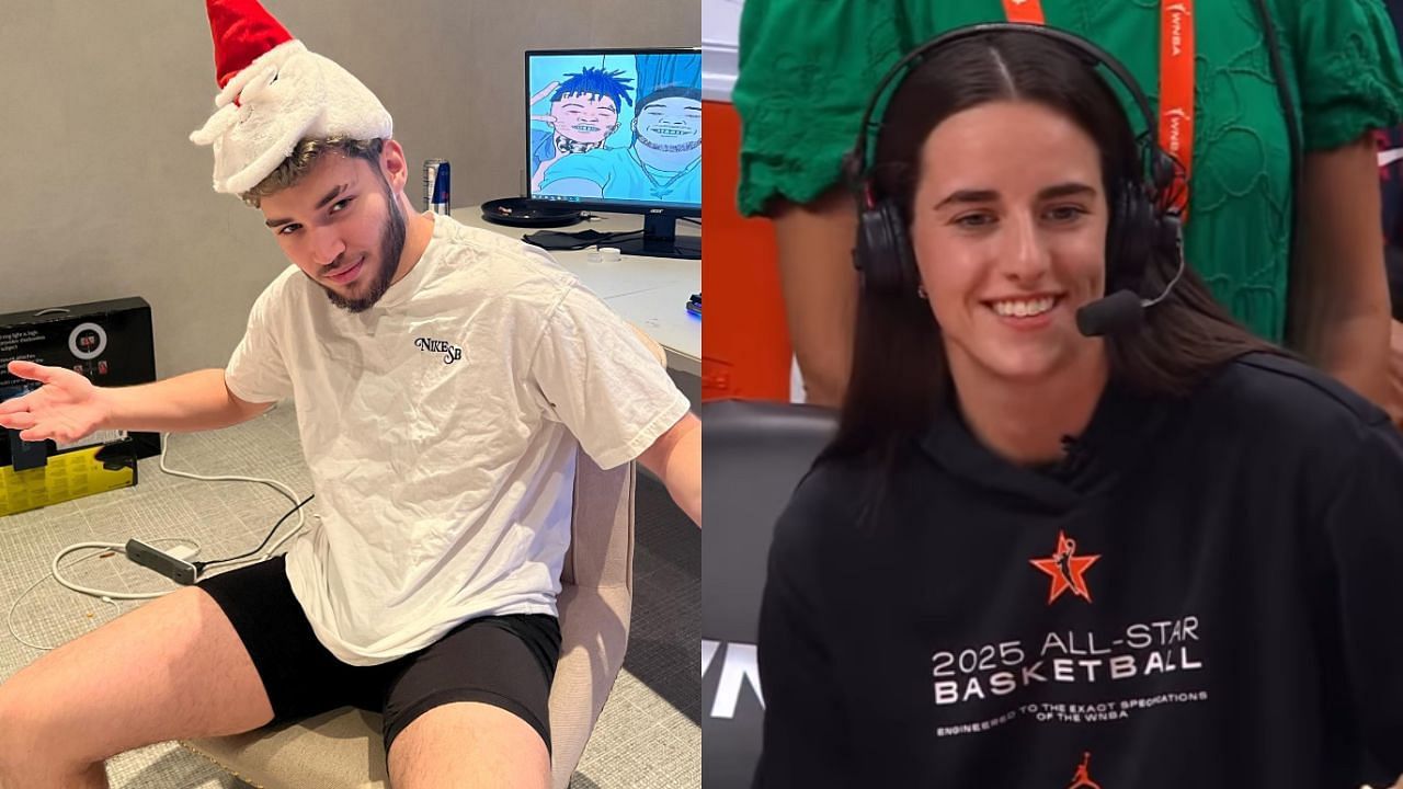 &quot;Your league makes no f*cking revenue at all&quot;: Adin Ross namedrops Caitlin Clark as he brutally disses WNBA players for shirt choice. [photo: @indianafever/IG, @adinross/IG]