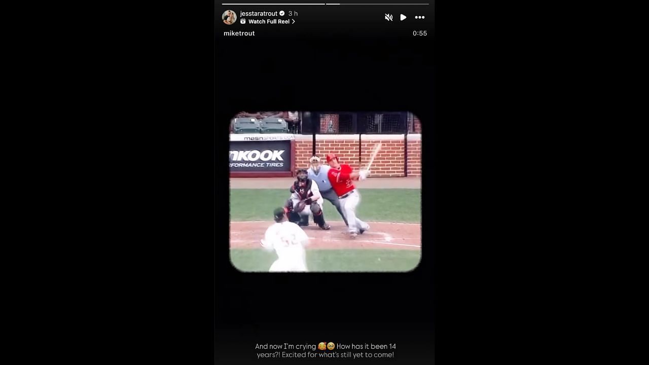 Screenshot of Jessica Trout&#039;s Instagram Story (Image from - Instagram.com/@jesstaratrout IG Stories)