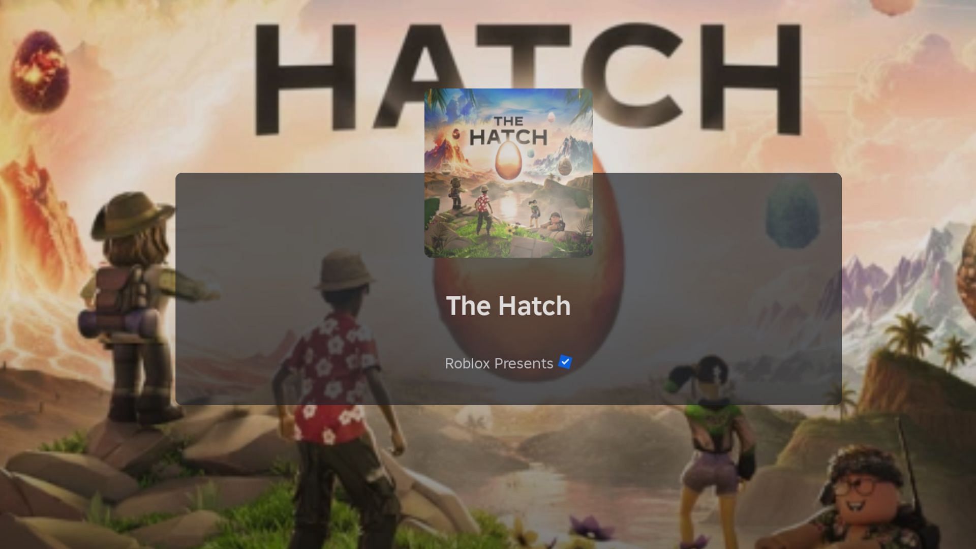 The Hatch loading screen