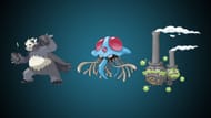 Pangoro, Tentacruel, and Galarian Weezing (Image via TPC)