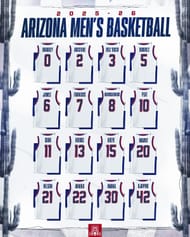 Arizona fans excited for next season as Wildcats release official 2025-26 roster including Bryce James - Image source: X/@ArizonaMBB:https://x.com/ArizonaMBB/status/1940148063294926960