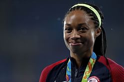 Allyson Felix reacts as Venus Williams makes competitive tennis comeback at Washington Open 2025
