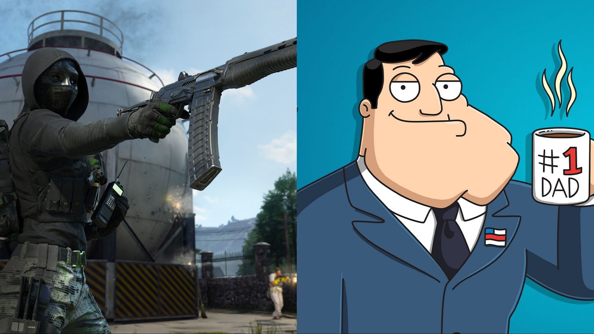 Call of Duty x American Dad crossover may happen in Black Ops 6 and Warzone (Image via Activision and FOX)