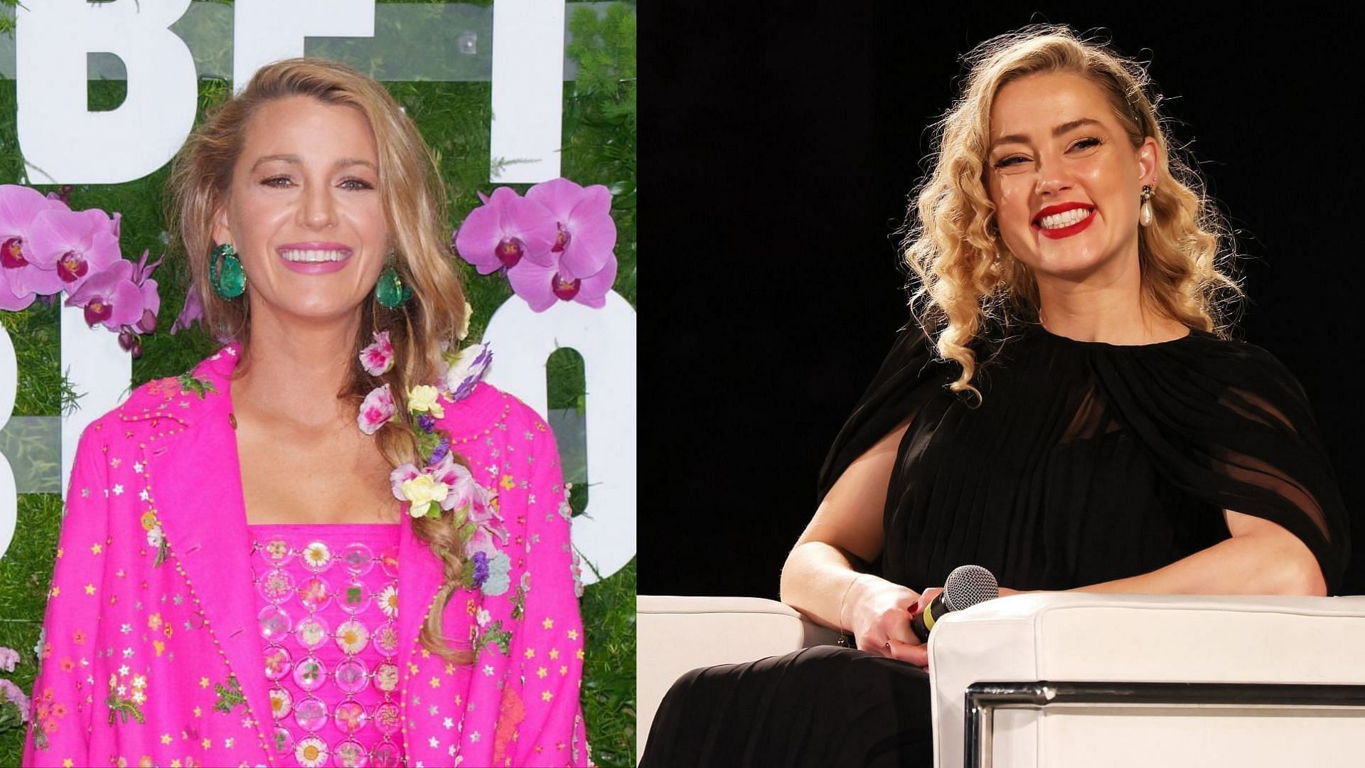 From L to R: Blake Lively and Amber Heard (Image via Getty Images)