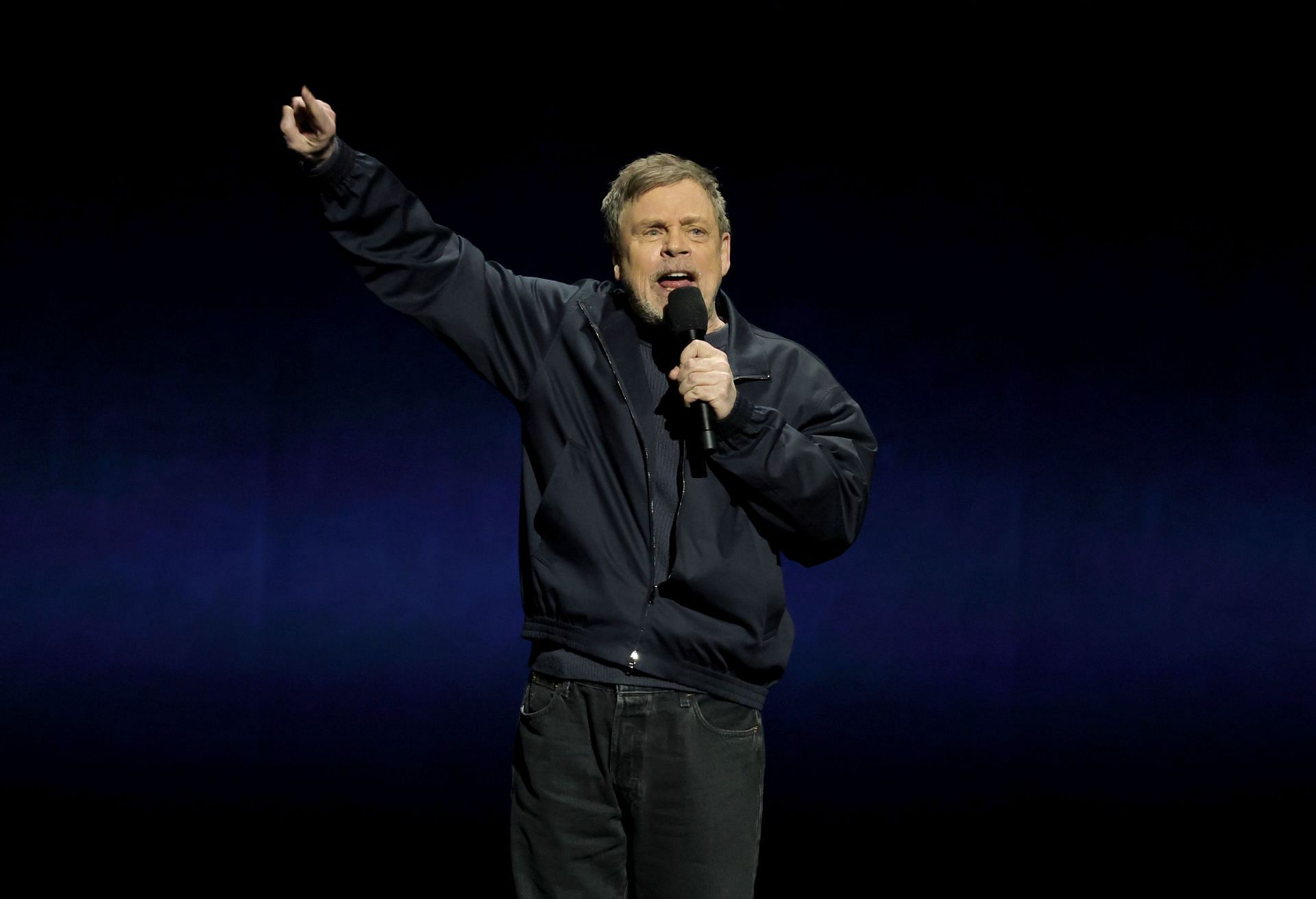 Mark Hamill at the CinemaCon 2025 promoting the upcoming The SpongeBob Movie: Search for SquarePants (Image via Getty)