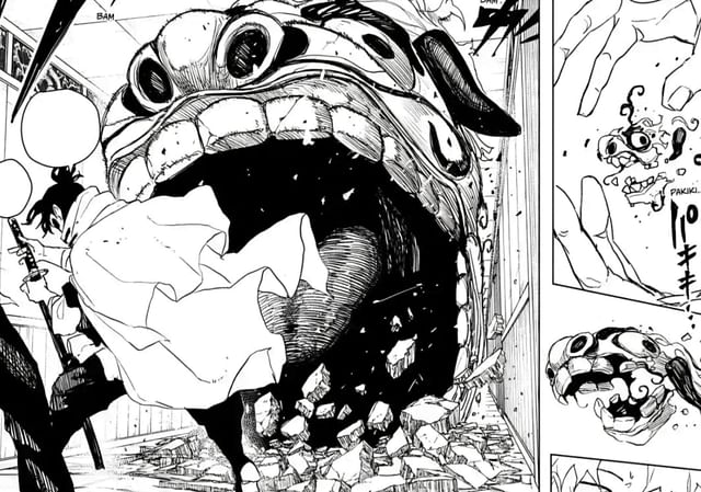 The Hishaku sorcerer's sorcery (Image via Shueisha)