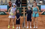 Aryna Sabalenka and Iga Swiatek at the French Open | Getty Images