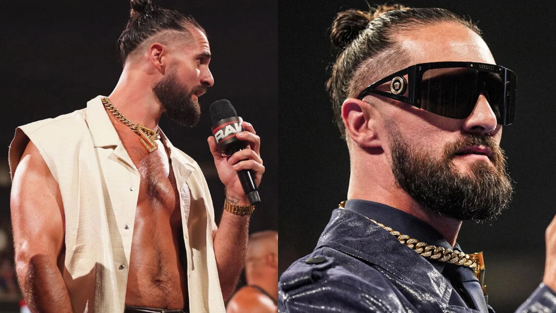 Rollins was in action at Saturday Night
