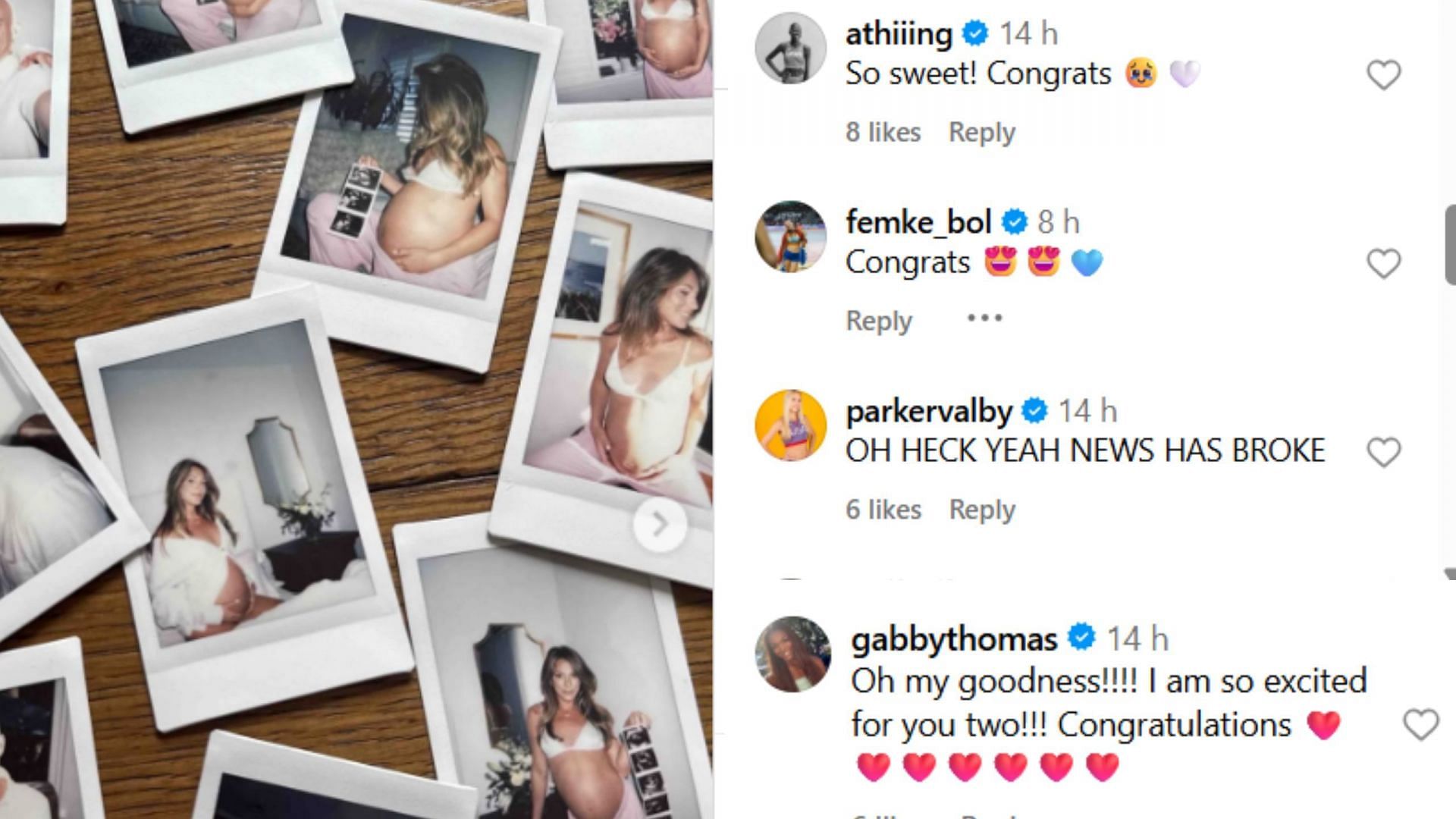 Screenshot of comments (IG/@corymcgeeruns)