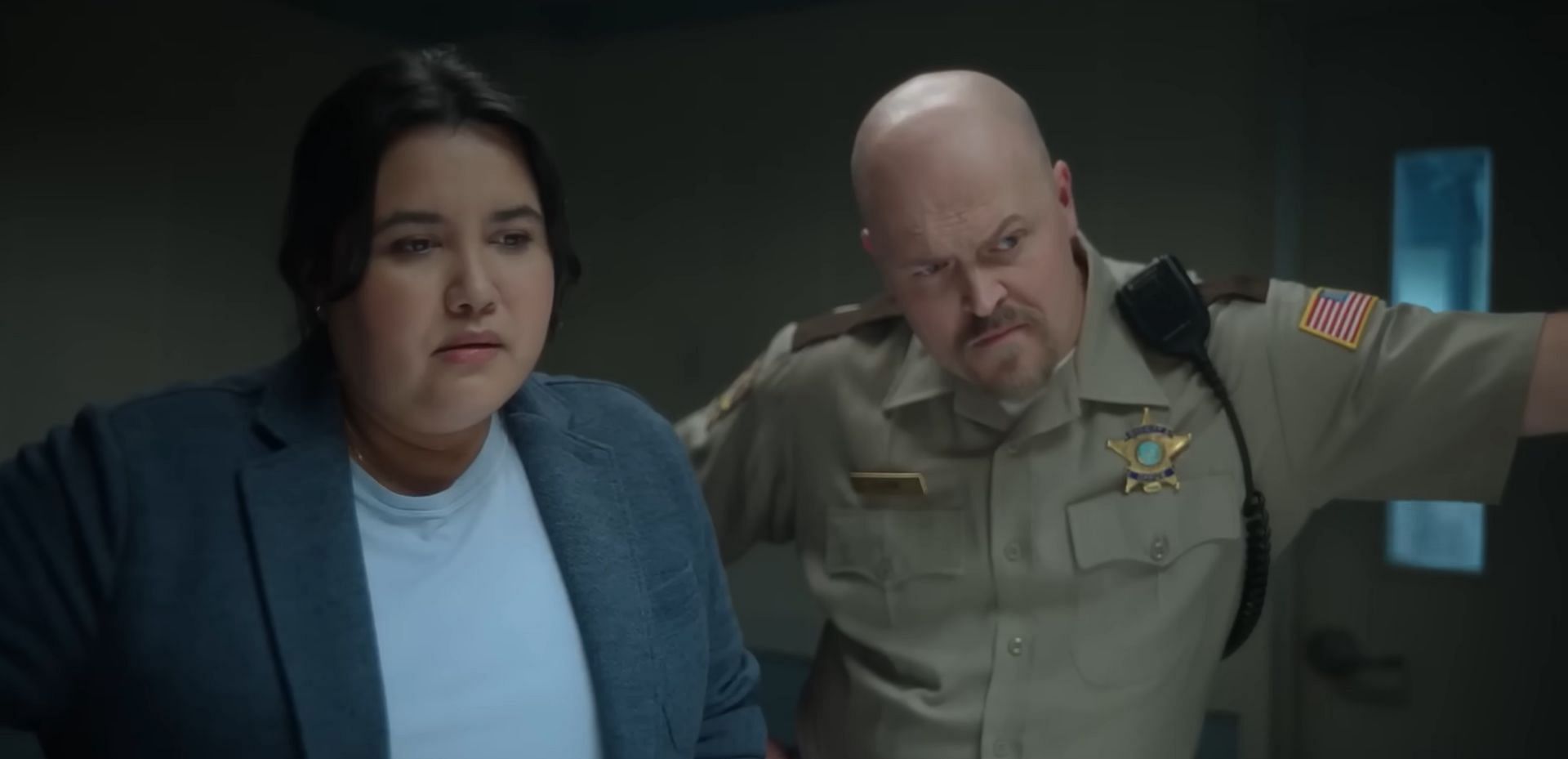 Sophie was released from prison after Brad&#039;s mother, Jill, was arrested to be the murder of Abby Jackson (Image via Lionsgate TV)