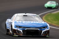 Kyle Larson, driver of the #5 HendrickCars.com Chevrolet, drives during the NASCAR Cup Series Brickyard 400 - Source: Getty