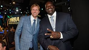 Shaquille O'Neal calls himself "Dark Nowitzki" as Lakers legend stuns in pickup basketball in Germany