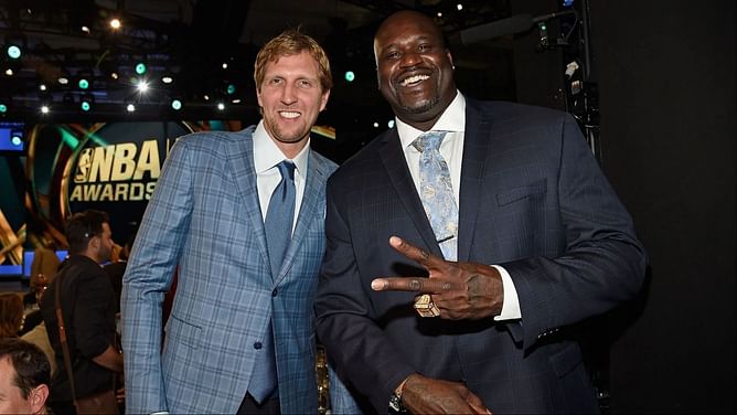 Shaquille O'Neal calls himself "Dark Nowitzki" as Lakers legend stuns in pickup basketball in Germany