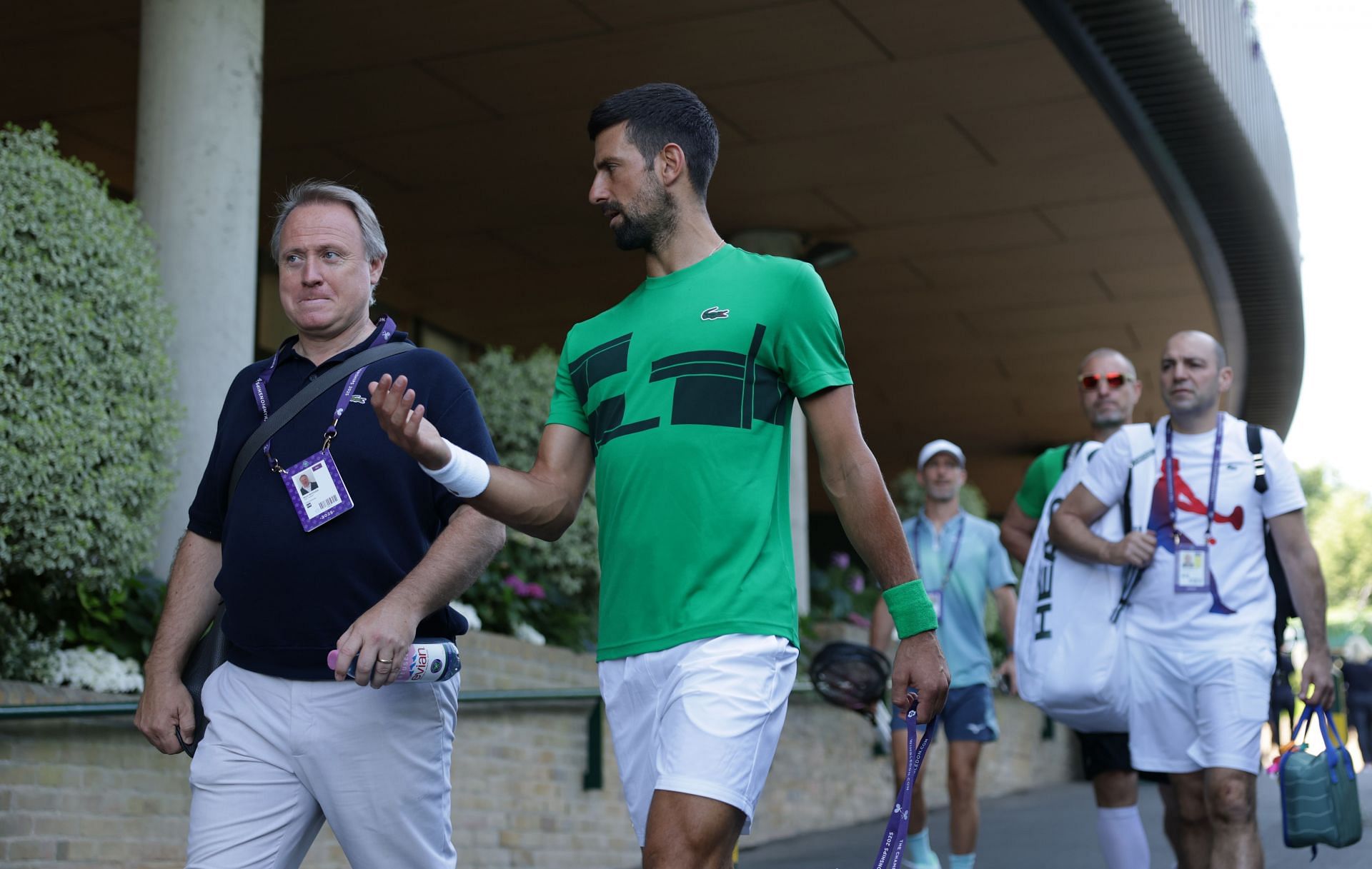 Novak Djokovic at Wimbledon 2025 - Image Source: Getty