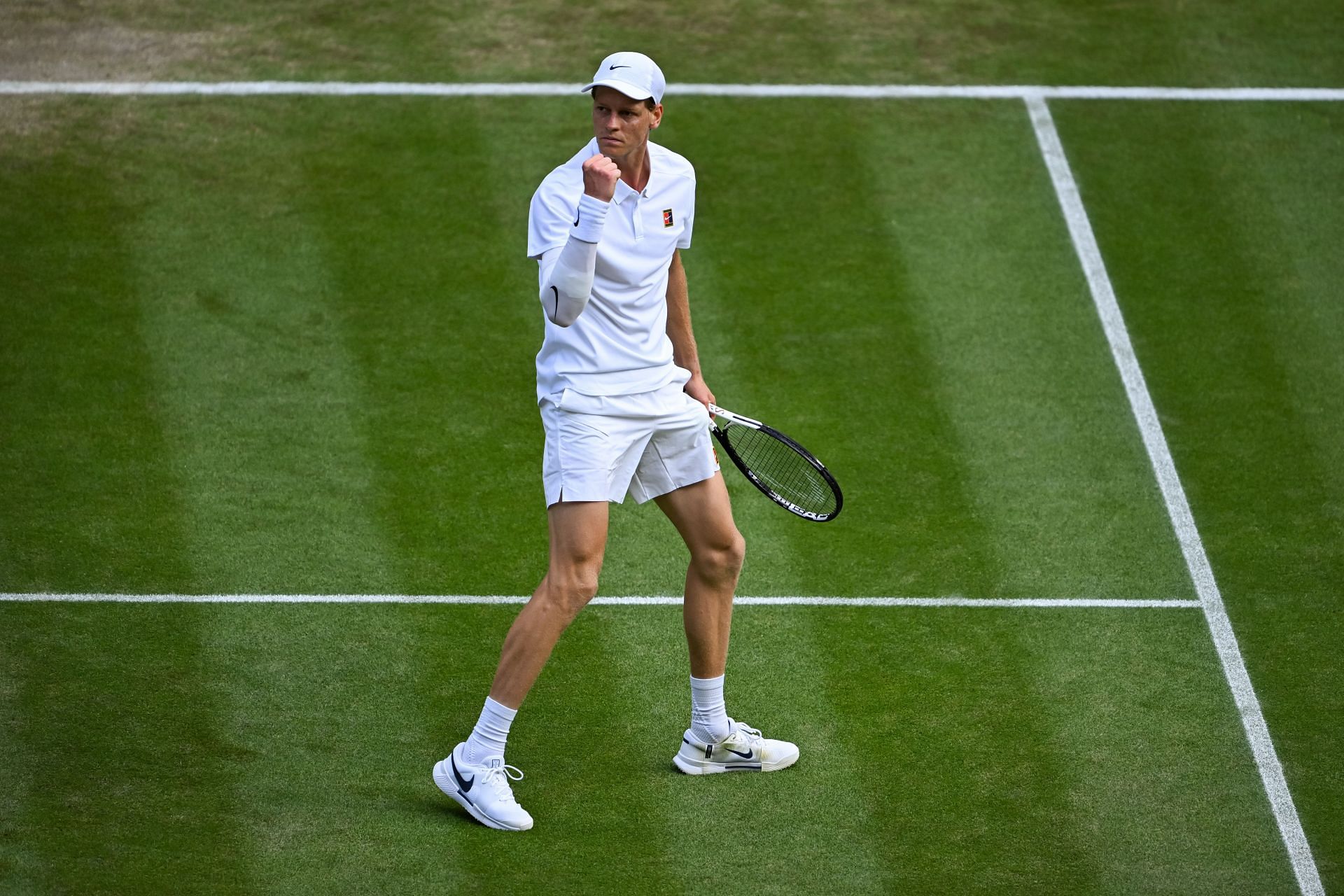 The 2025 Wimbledon title is Jannik Sinner&#039;s first on grass. (Source: Getty)