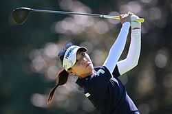 How did Lydia Ko perform in Round 1 of the 2025 Amundi Evian Championship?