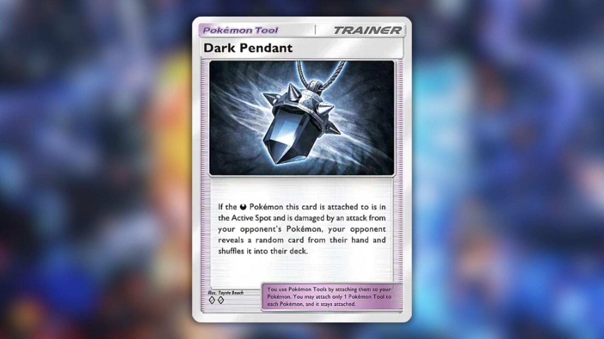 Dark Pendant card (Image via The Pokemon Company)