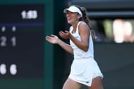 Solana Sierra is the first lucky loser in the Open Era to reach the second week at Wimbledon. (Source: Getty)