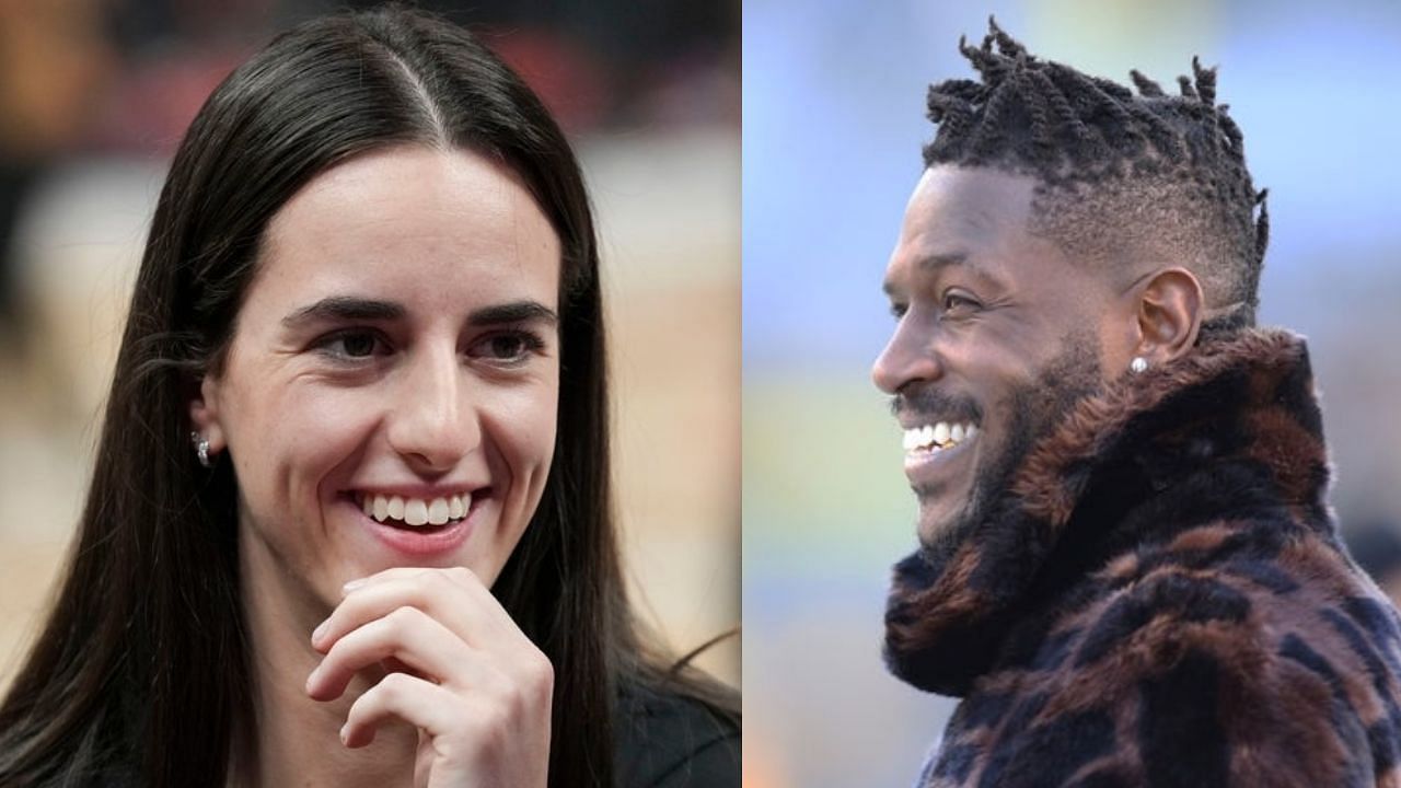 Antonio Brown x Caitlin Clark (Collage)