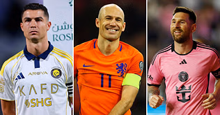 "Truly the absolute absolute absolute best ever" - When Arjen Robben named his GOAT when asked to pick between Cristiano Ronaldo and Lionel Messi