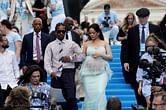 A$AP Rocky teases baby No. 3’s s*x at ‘Smurfs’ premiere with Rihanna