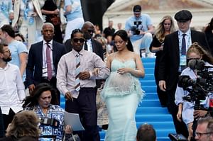 A$AP Rocky teases baby No. 3’s s*x at ‘Smurfs’ premiere with Rihanna