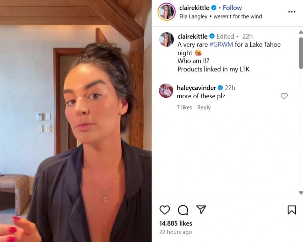 Jake Ferguson&#039;s fianc&eacute;e Haley Cavinder sends 4-word message as George Kittle&#039;s wife Claire shares GRWM video for 2025 ACC Golf Championship [IG/@clairekittle]