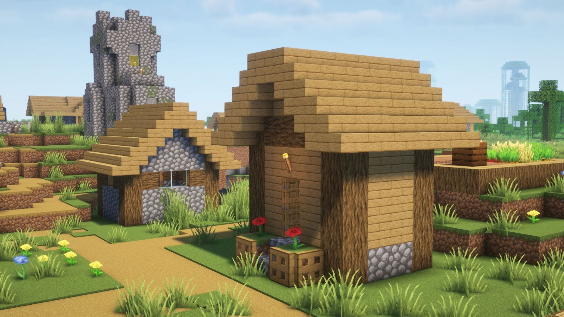 Faithful is a high-quality alternative texture pack for the game (Image via Sportskeeda Gaming || Mojang Studios)