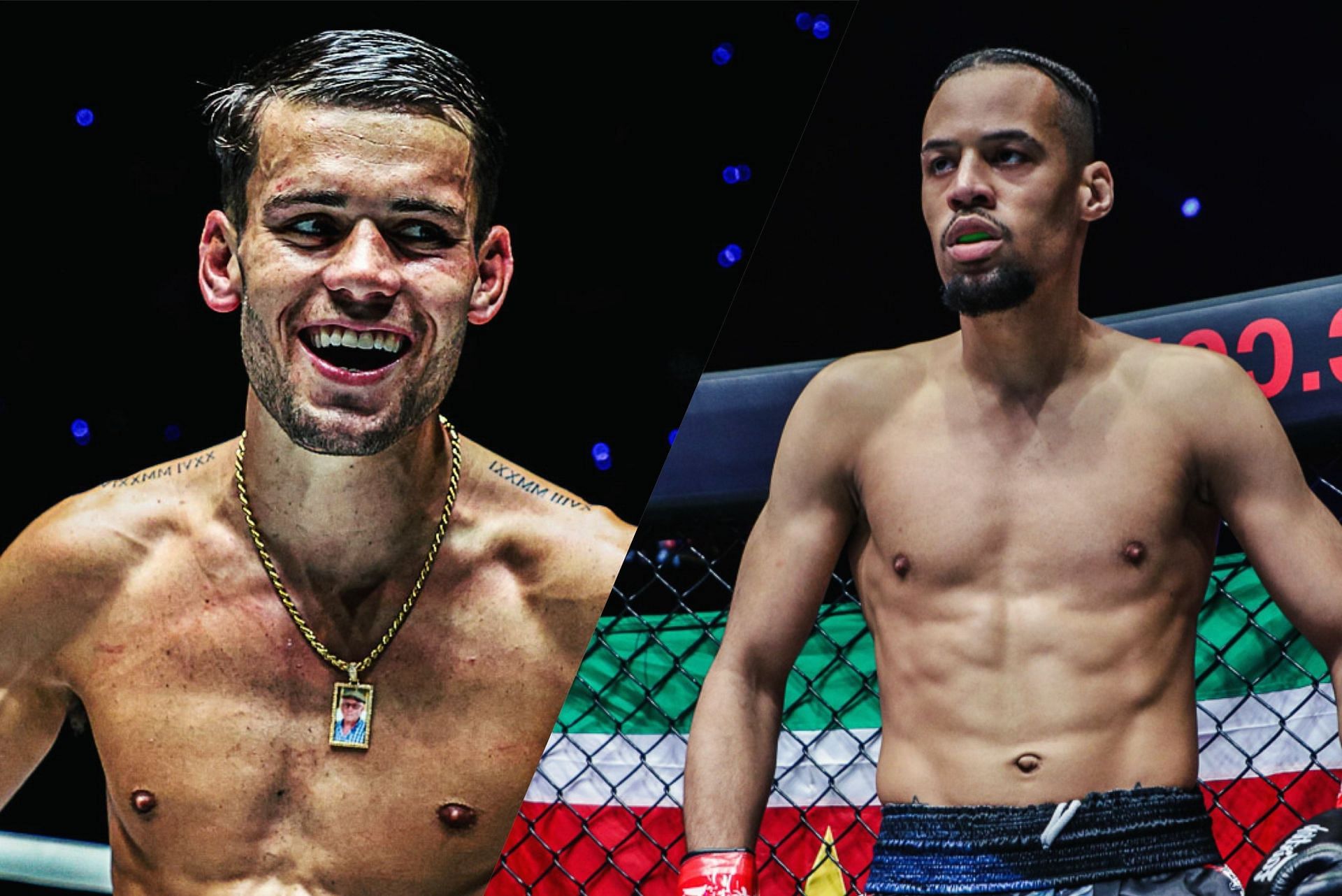 George Jarvis (left) has his radar locked on Regian Eersel