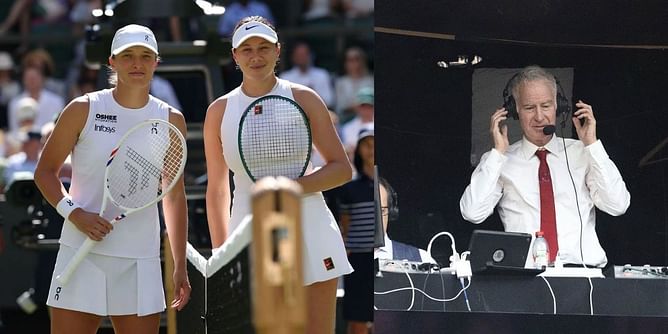 "How many ladies' finals did John McEnroe play?": Fans fume over American's 'diabolical' commentary in Amanda Anisimova vs Iga Swiatek Wimbledon final