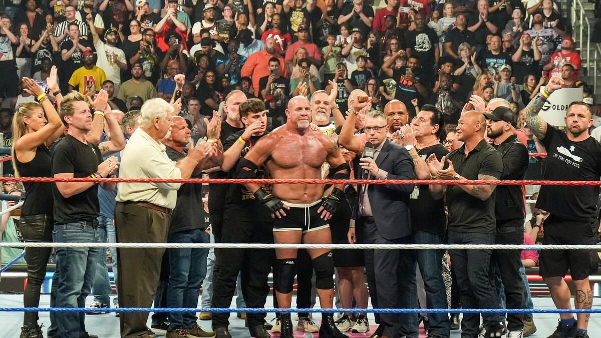 Goldberg after his final match in WWE (Photo credit: WWE.com)
