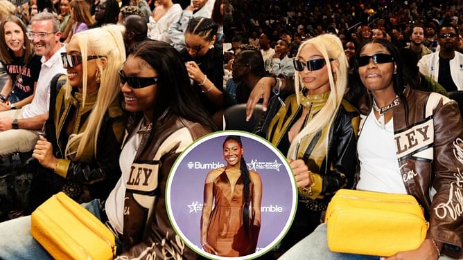 "Love yall": Aliyah Boston adores DiJonai Carrington and NaLyssa Smith's sweet couple moment