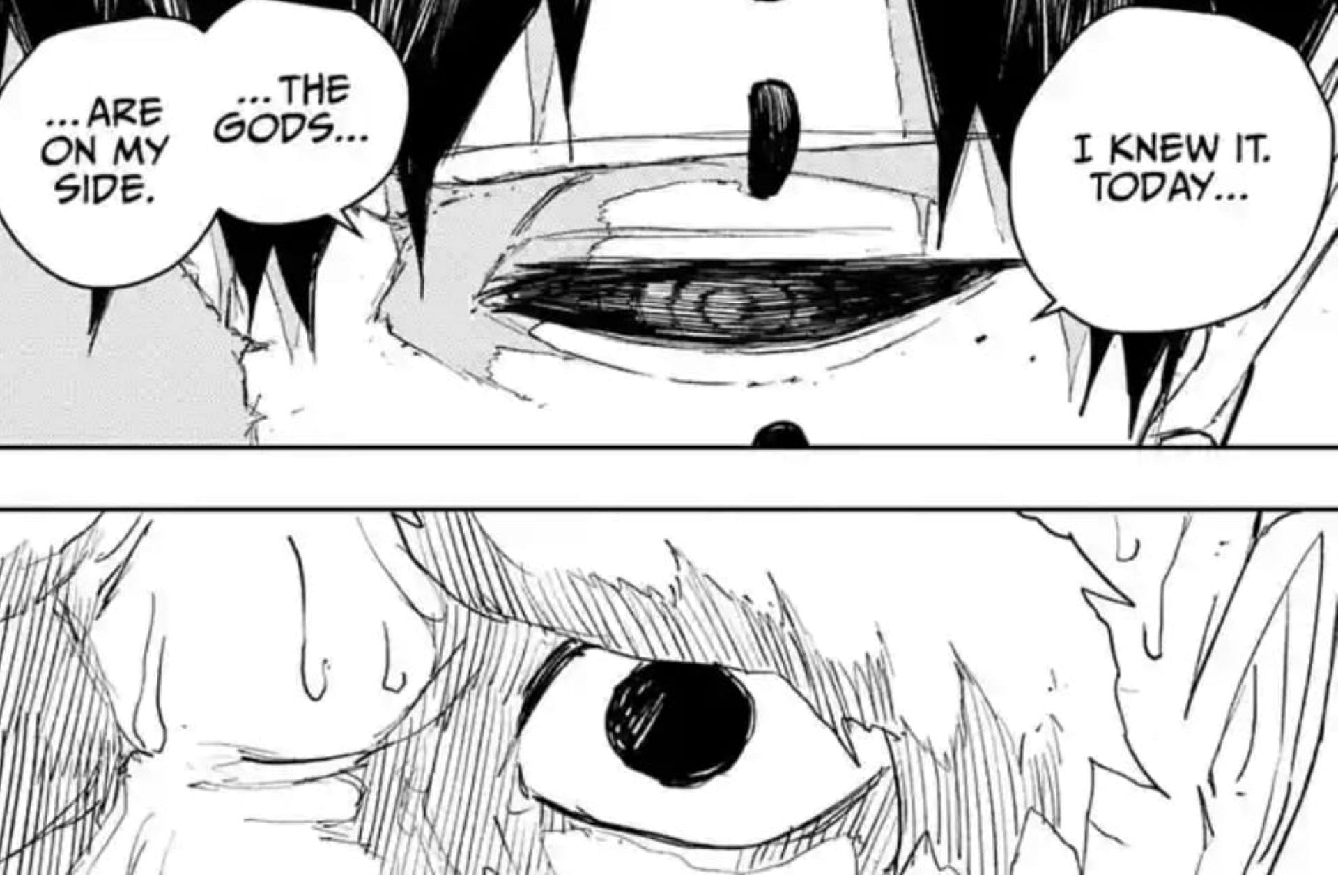 Yura teases a fraction of his powers in Kagurabachi chapter 87 (Image via Shueisha)