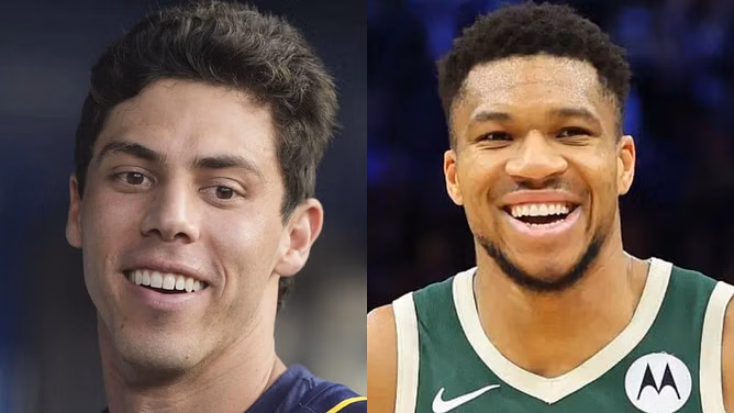"Those are for superstars" - When Christian Yelich corrected Giannis Antetokounmpo's brother's misconception about MLB