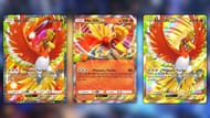 Ho-Oh ex's variants (Image via The Pokemon Company)