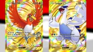 Ho-oh ex and Lugia ex Crown rares in Wisdom of Sea and Sky (Image via TPC)