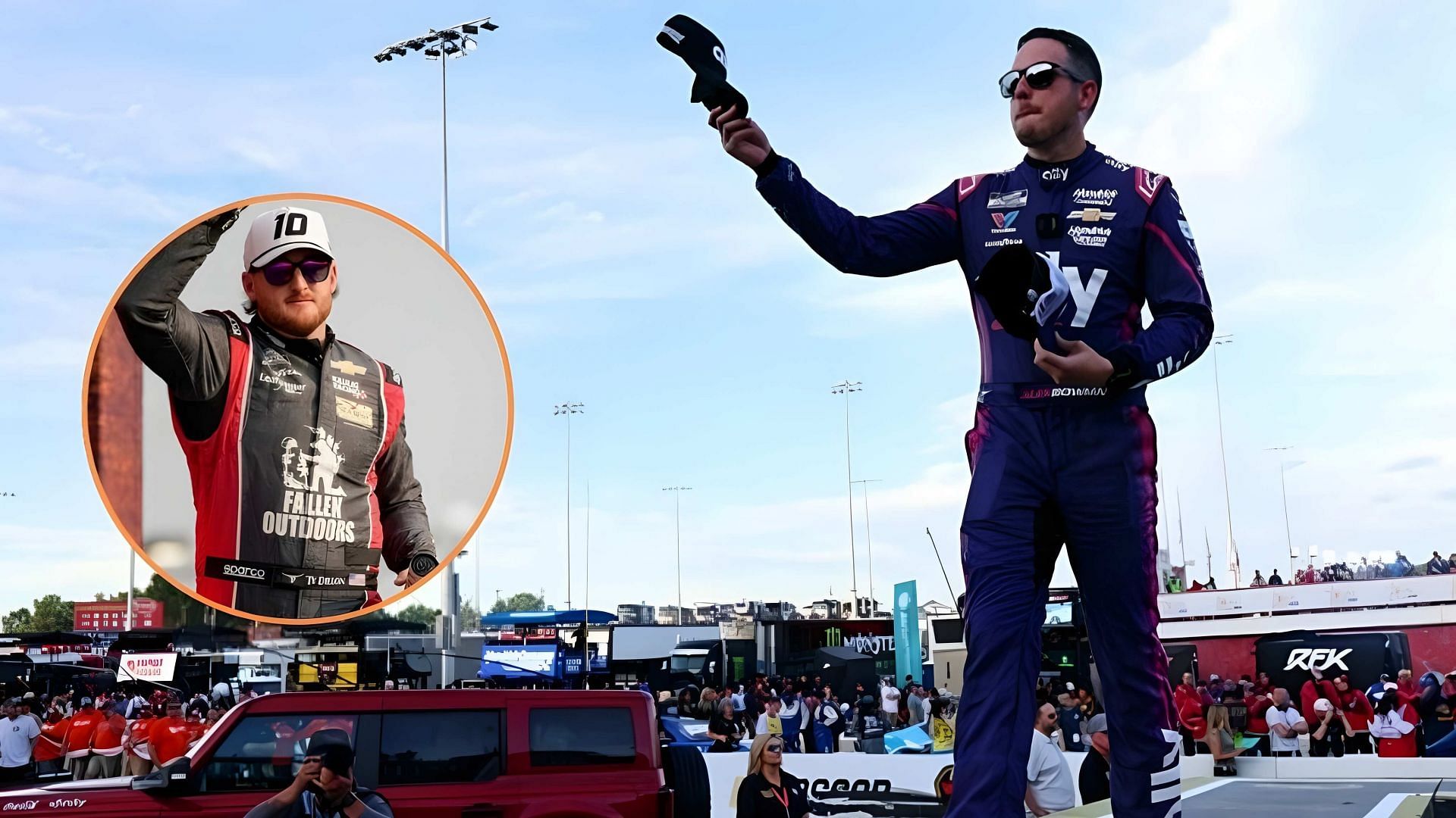 NASCAR Cup Series drivers Alex Bowman and Ty Dillon. Source: via Imagn