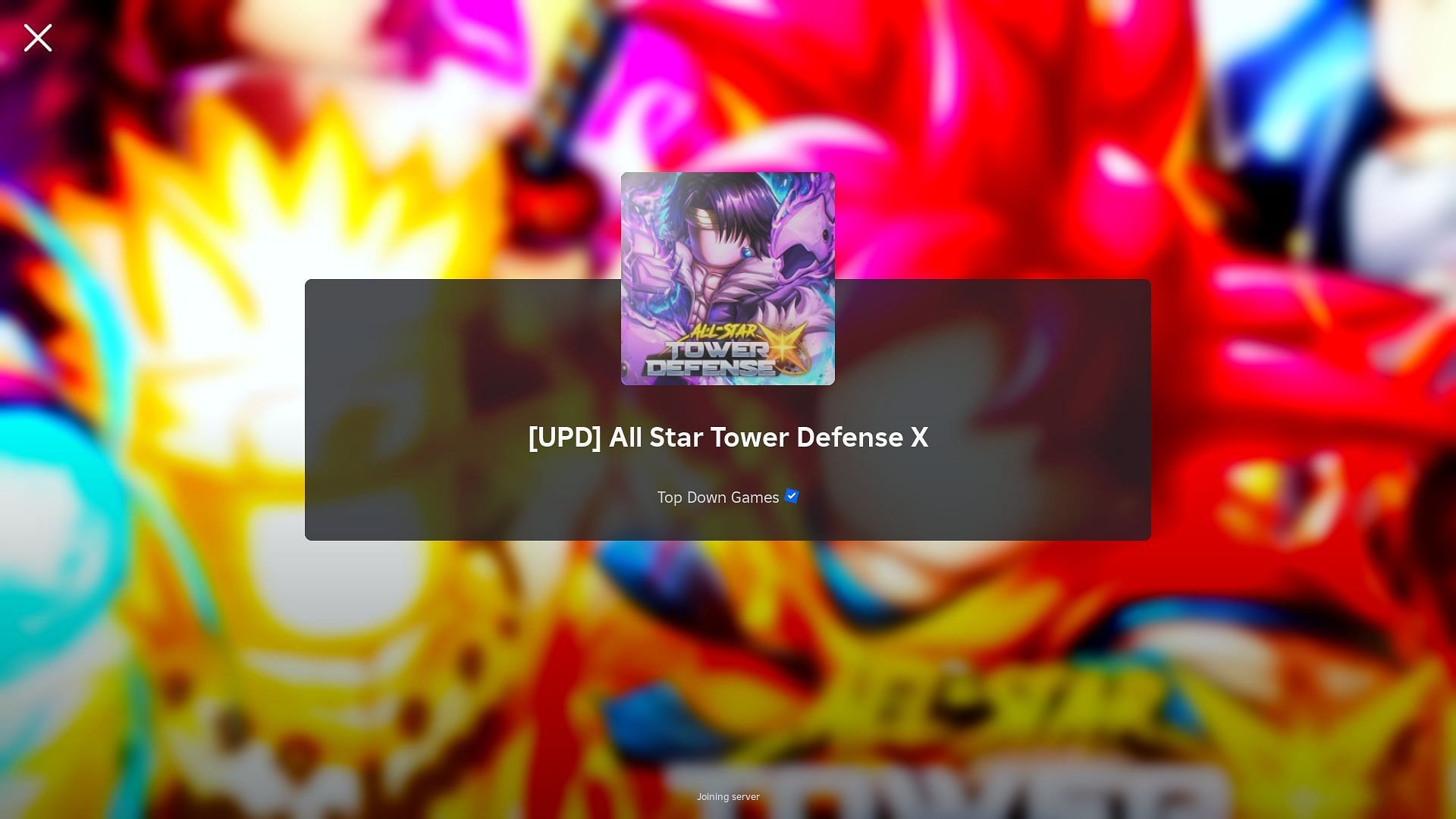 Roblox All Star Tower Defense X