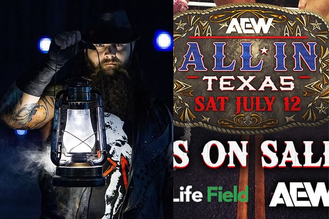 Former WWE personality makes a surprise appearance at AEW All In; seemingly pays tribute to Bray Wyatt