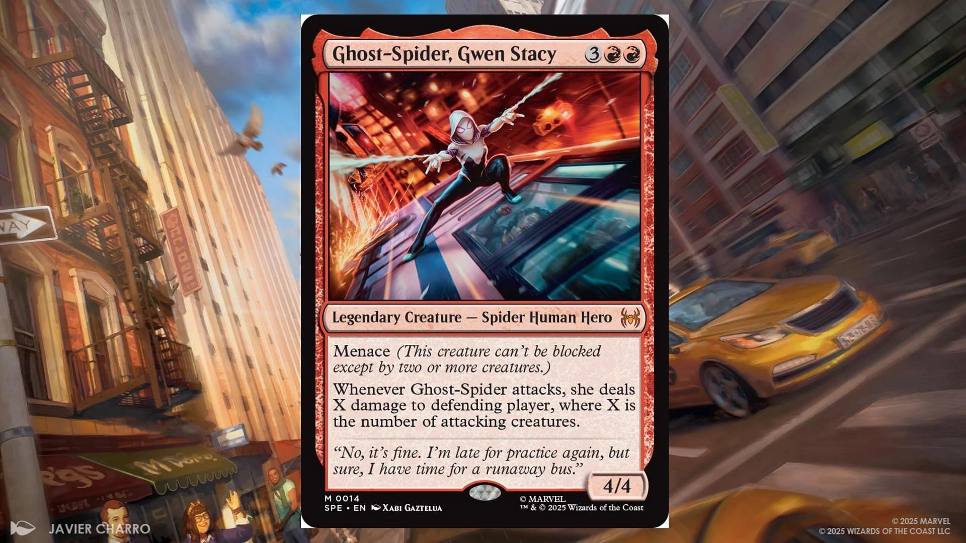 If you want someone put down in a flash, Ghost-Spider&#039;s the one to do it (Image via Wizards of the Coast)