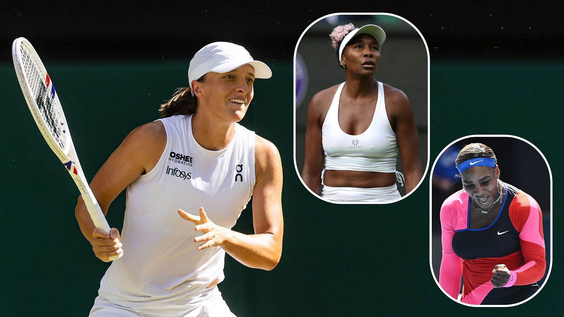 Iga Swiatek features in rare list alongside Serena Williams and Venus Williams - Image Source: Getty