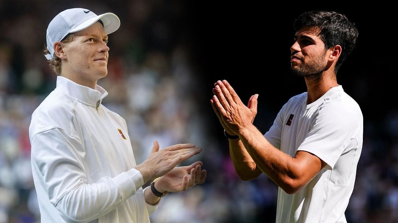Jannik Sinner Carlos Alcaraz Wimbledon